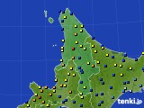 道北のアメダス実況(積雪深)(2015年01月12日)