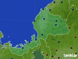 福井県のアメダス実況(日照時間)(2015年01月12日)