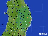 2015年01月12日の岩手県のアメダス(日照時間)