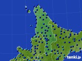 2015年01月12日の道北のアメダス(気温)