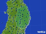 2015年01月12日の岩手県のアメダス(気温)