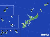 2015年01月14日の沖縄県のアメダス(気温)