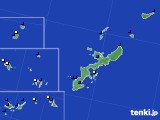 沖縄県のアメダス実況(風向・風速)(2015年01月14日)