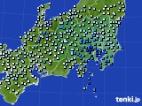 関東・甲信地方のアメダス実況(降水量)(2015年01月15日)