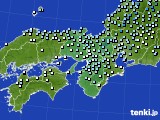 近畿地方のアメダス実況(降水量)(2015年01月15日)