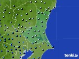 茨城県のアメダス実況(降水量)(2015年01月15日)