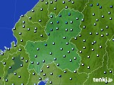 岐阜県のアメダス実況(降水量)(2015年01月15日)