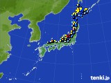 アメダス実況(積雪深)(2015年01月15日)