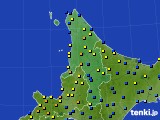 道北のアメダス実況(積雪深)(2015年01月15日)