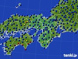 近畿地方のアメダス実況(日照時間)(2015年01月15日)