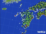 九州地方のアメダス実況(日照時間)(2015年01月15日)