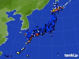 アメダス実況(日照時間)(2015年01月15日)