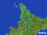 道北のアメダス実況(日照時間)(2015年01月15日)