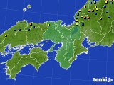 近畿地方のアメダス実況(積雪深)(2015年01月16日)
