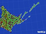 道東のアメダス実況(日照時間)(2015年01月16日)