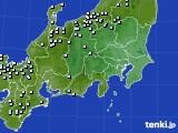 2015年01月17日の関東・甲信地方のアメダス(降水量)