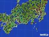 2015年01月17日の東海地方のアメダス(日照時間)