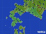 道南のアメダス実況(日照時間)(2015年01月17日)