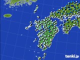 九州地方のアメダス実況(気温)(2015年01月17日)