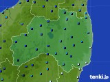 福島県のアメダス実況(気温)(2015年01月17日)