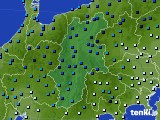 長野県のアメダス実況(気温)(2015年01月17日)