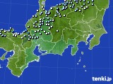 東海地方のアメダス実況(降水量)(2015年01月19日)