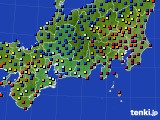 東海地方のアメダス実況(日照時間)(2015年01月19日)