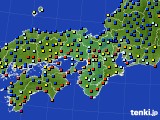 2015年01月19日の近畿地方のアメダス(日照時間)