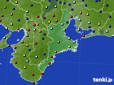 三重県のアメダス実況(日照時間)(2015年01月19日)