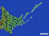 道東のアメダス実況(日照時間)(2015年01月19日)