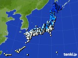 2015年01月19日のアメダス(気温)