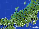 2015年01月20日の北陸地方のアメダス(気温)