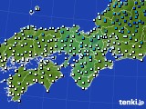 近畿地方のアメダス実況(気温)(2015年01月20日)