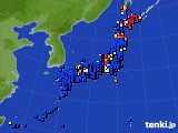 2015年01月21日のアメダス(日照時間)