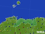 2015年01月21日の鳥取県のアメダス(日照時間)