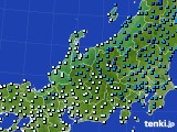 2015年01月21日の北陸地方のアメダス(気温)