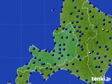 道央のアメダス実況(日照時間)(2015年01月22日)