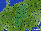 長野県のアメダス実況(日照時間)(2015年01月22日)