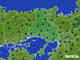 2015年01月22日の兵庫県のアメダス(日照時間)