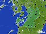 熊本県のアメダス実況(日照時間)(2015年01月22日)