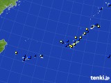 2015年01月22日の沖縄地方のアメダス(風向・風速)