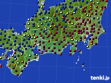2015年01月23日の東海地方のアメダス(日照時間)