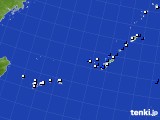 沖縄地方のアメダス実況(風向・風速)(2015年01月23日)