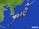 2015年01月23日のアメダス(風向・風速)