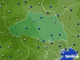 2015年01月23日の埼玉県のアメダス(風向・風速)