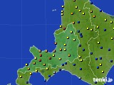 道央のアメダス実況(積雪深)(2015年01月24日)