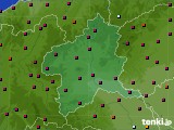 群馬県のアメダス実況(日照時間)(2015年01月24日)