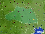 埼玉県のアメダス実況(日照時間)(2015年01月24日)