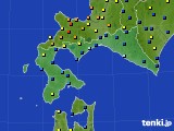 道南のアメダス実況(積雪深)(2015年01月25日)