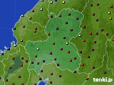 2015年01月25日の岐阜県のアメダス(日照時間)